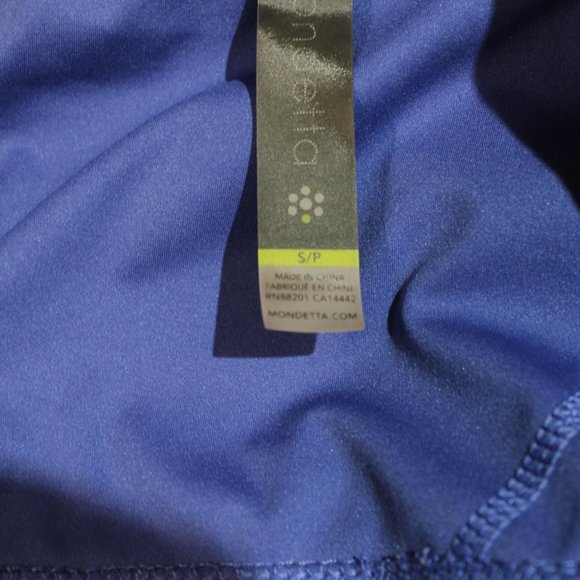 MONDETTA Women S Blue Full Zip Long Sleeve Jacket - Picture 9 of 9